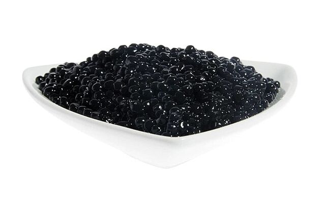 Extrait de caviar noir dans le cadre de Eudalie-CREAM